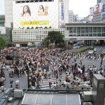 El concurrido cruce de Shibuya