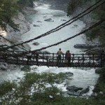 El puente de lianas del Valle Iya