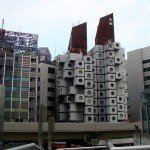 Torre Nakagin, ejemplo de arquitectura metabólica en Tokio