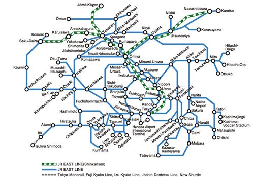 JR Kanto Area Pass, pase de tren