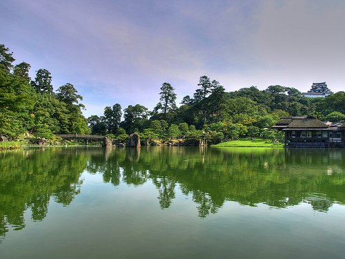 El Jardín Genkyuen, en Hikone