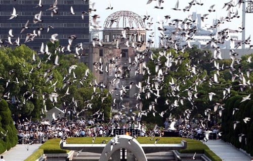Conmemoración de la bomba atómica en Hiroshima