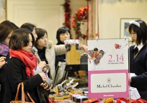 Chocolate, la estrella del San Valentín japonés