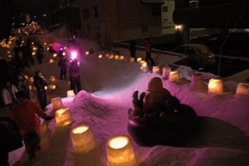 Otaru Yuki Akari no Michi, festival de la nieve