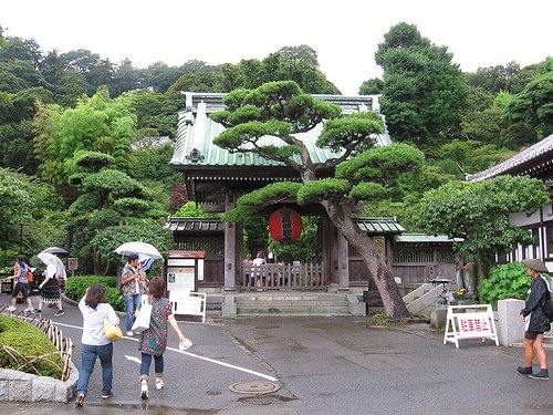 En Kamakura, el Templo Hasedera