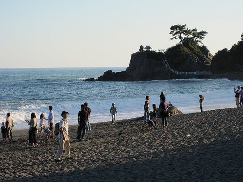 La playa Katsurahama, cerca de Kochi