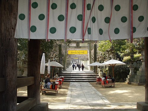 El Santuario Kompira, escondido en la montaña