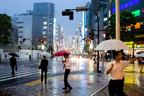 lluvia en japon