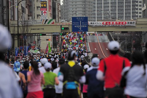 Correr una maratón en Tokyo