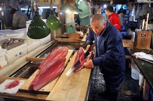 El Mercado de Pescado de Tsukiji, el más antiguo de Tokyo