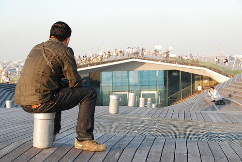 El original Muelle Osanbashi, en Yokohama