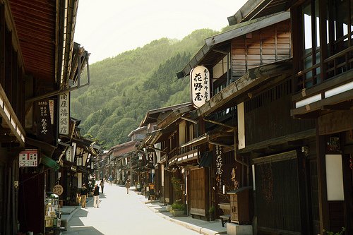 Narai, un típico pueblo japonés