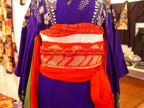 El obi, protagonista del kimono