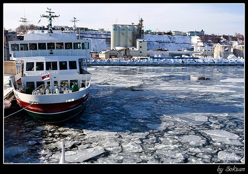 Abashiri, con el hielo al cuello