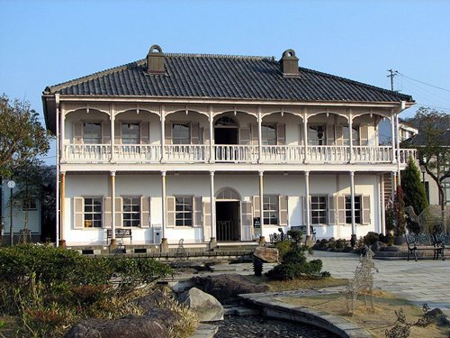 Residencia y jardines Glober, occidente en Nagasaki