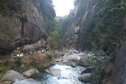 Un paseo por el desfiladero Shosenkyo