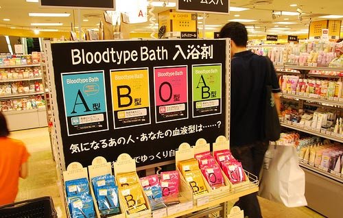 La importancia del tipo de sangre, moda japonesa