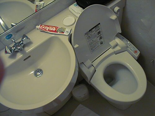 El váter high tech de Japón