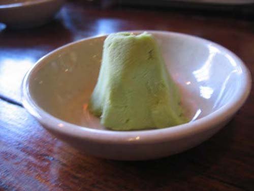 Wasabi, la pasta verde picante